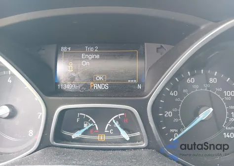 2018 Ford Focus Titanium из США, поврежденный, VIN 1FADP3J20JL281141